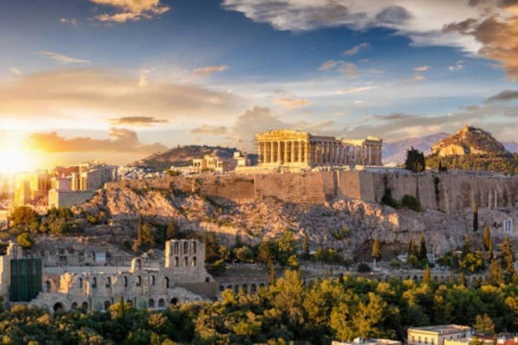 The Acropolis Metro Station Flat Leilighet Athen Eksteriør bilde